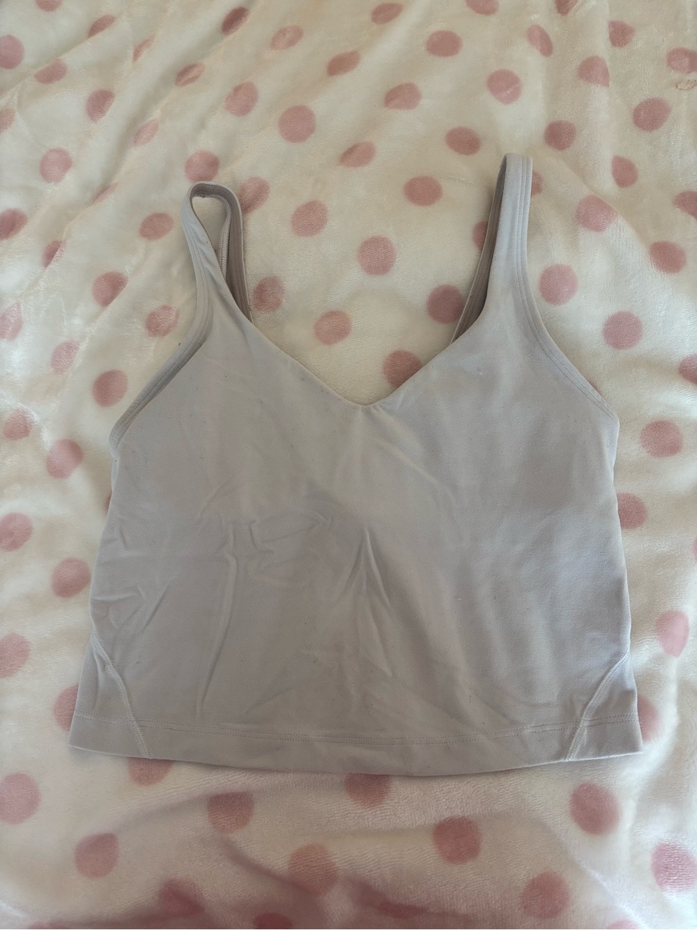 White Align Tank Top